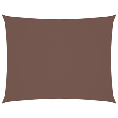 Zonnescherm rechthoekig 4x6 m oxford stof bruin
