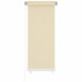 Rolgordijn voor buiten 65(B)x140(H) cm HDPE crèmekleurig