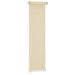 Rolgordijn voor buiten 65(B)x230(H) cm HDPE crèmekleurig