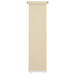 Rolgordijn voor buiten 65(B)x230(H) cm HDPE crèmekleurig