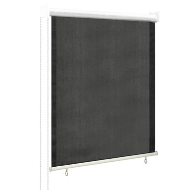 Rolgordijn voor buiten 85(B)x140(H) cm antracietkleurig