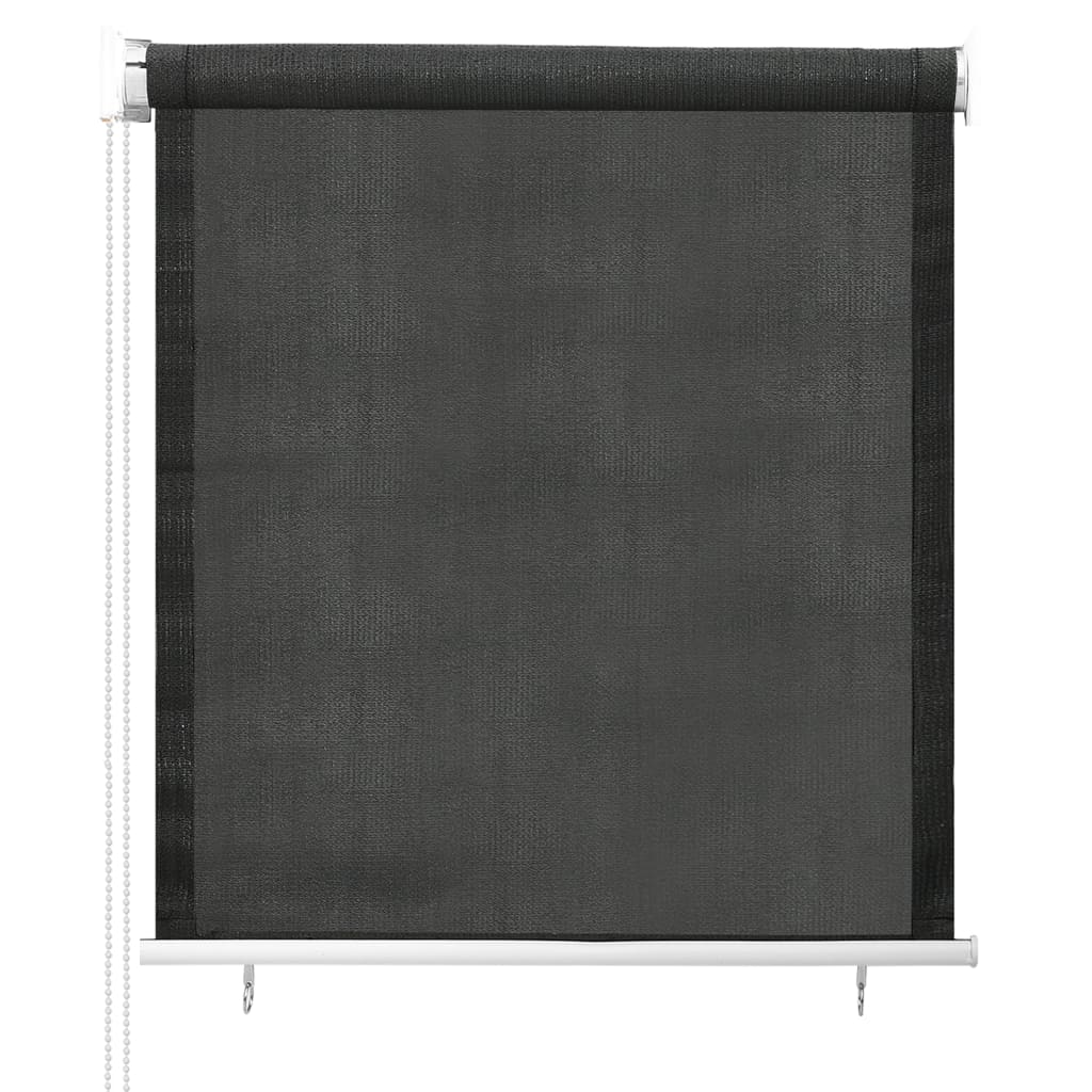 Rolgordijn voor buiten 85(B)x140(H) cm antracietkleurig