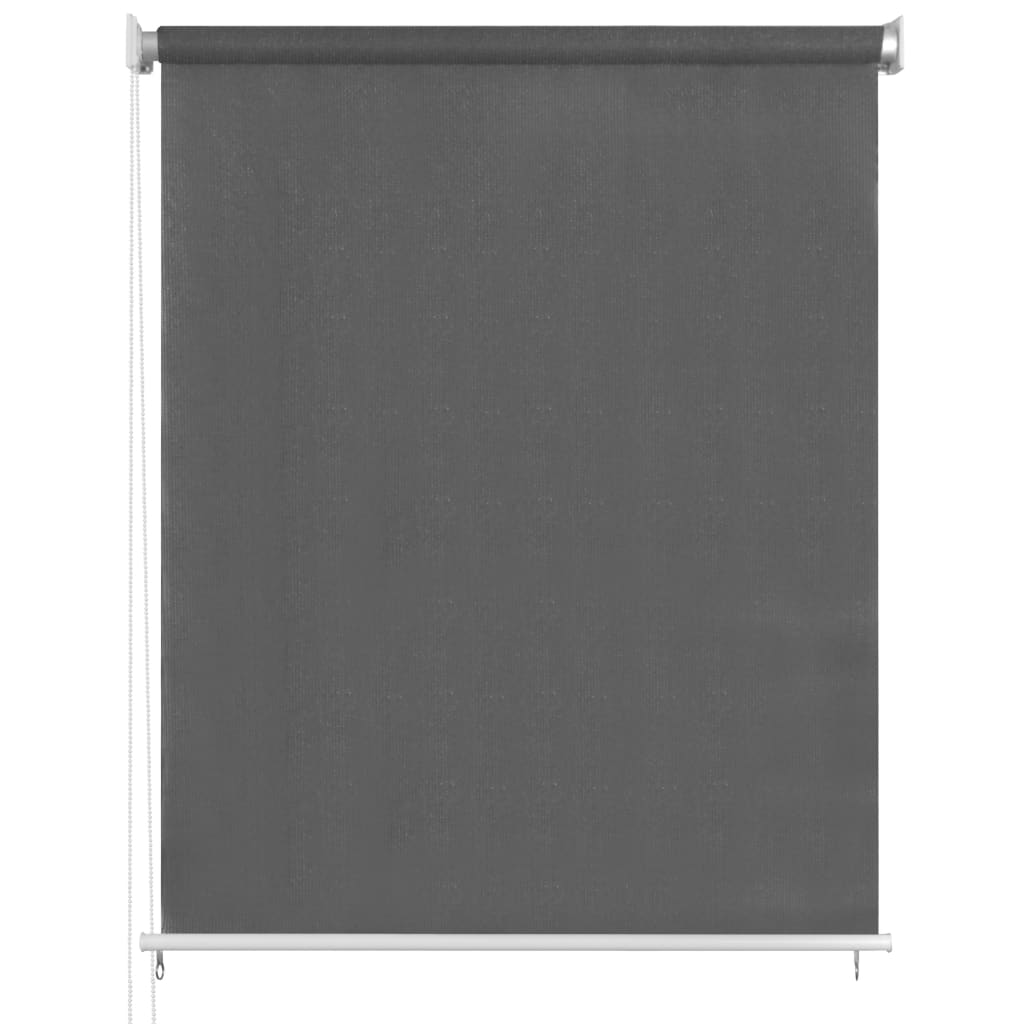 Rolgordijn voor buiten 85(B)x230(H) cm antracietkleurig