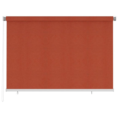 Rolgordijn voor buiten 225(B)x140(H) cm HDPE terracottakleurig