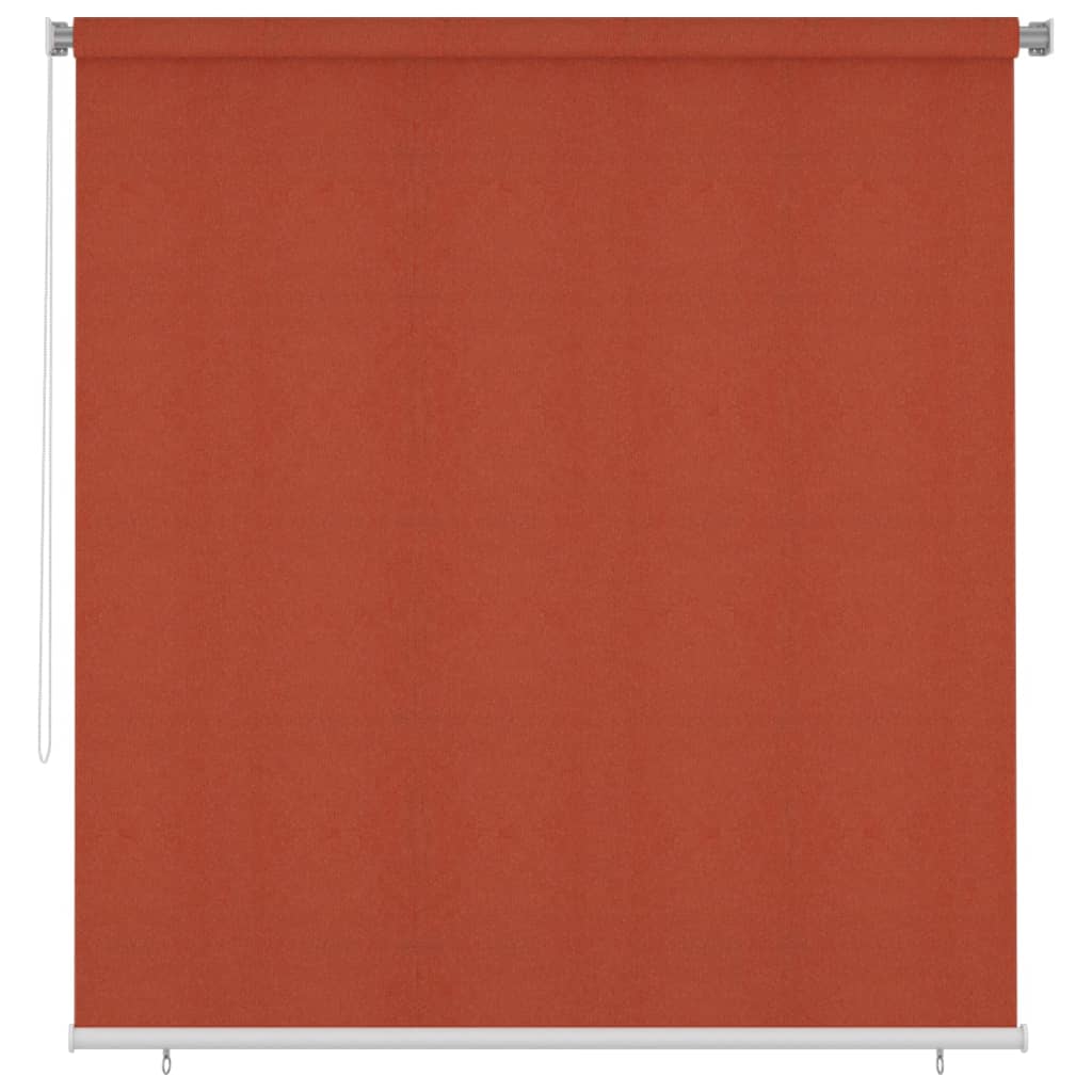 Rolgordijn voor buiten 225(B)x230(H) cm HDPE terracottakleurig