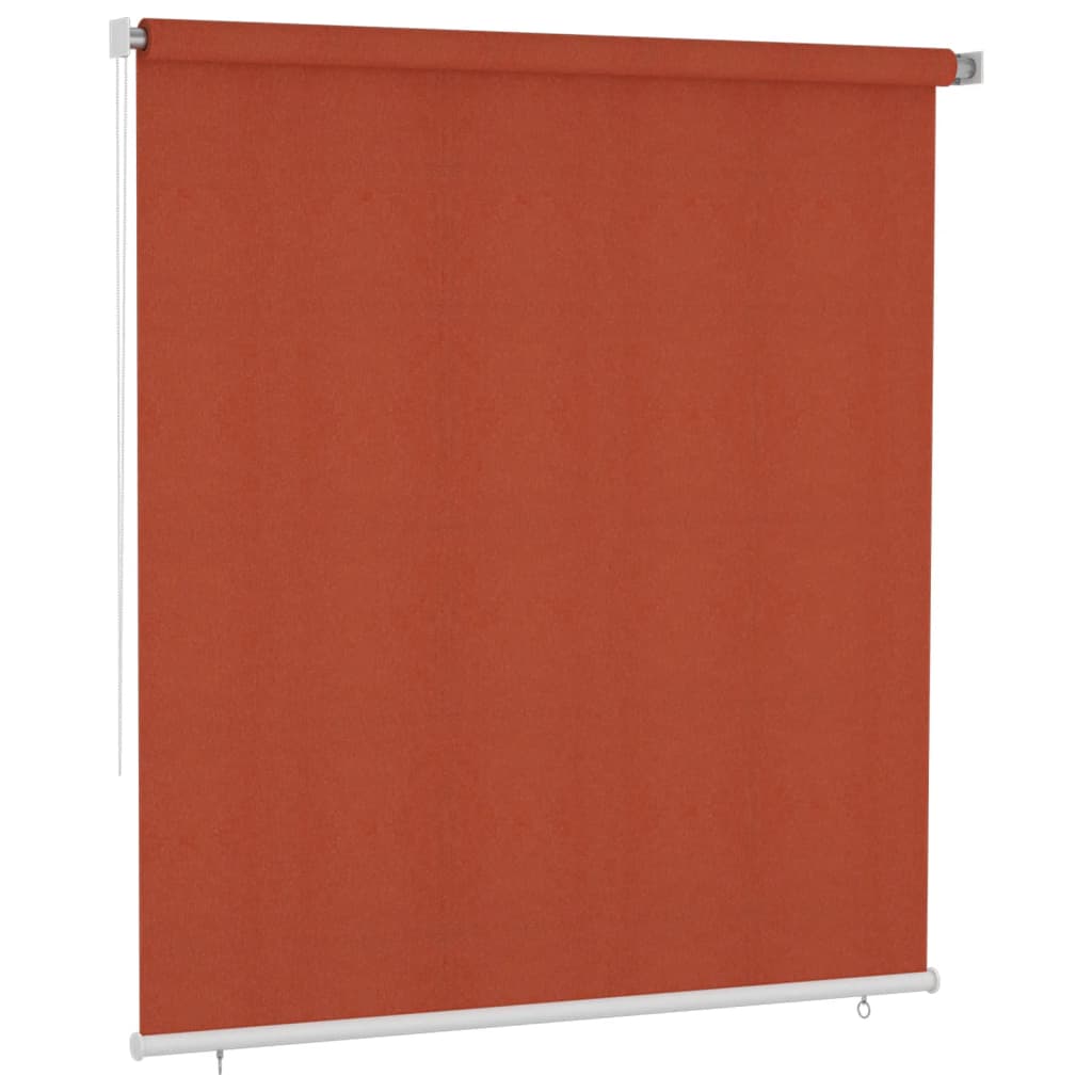 Rolgordijn voor buiten 225(B)x230(H) cm HDPE terracottakleurig
