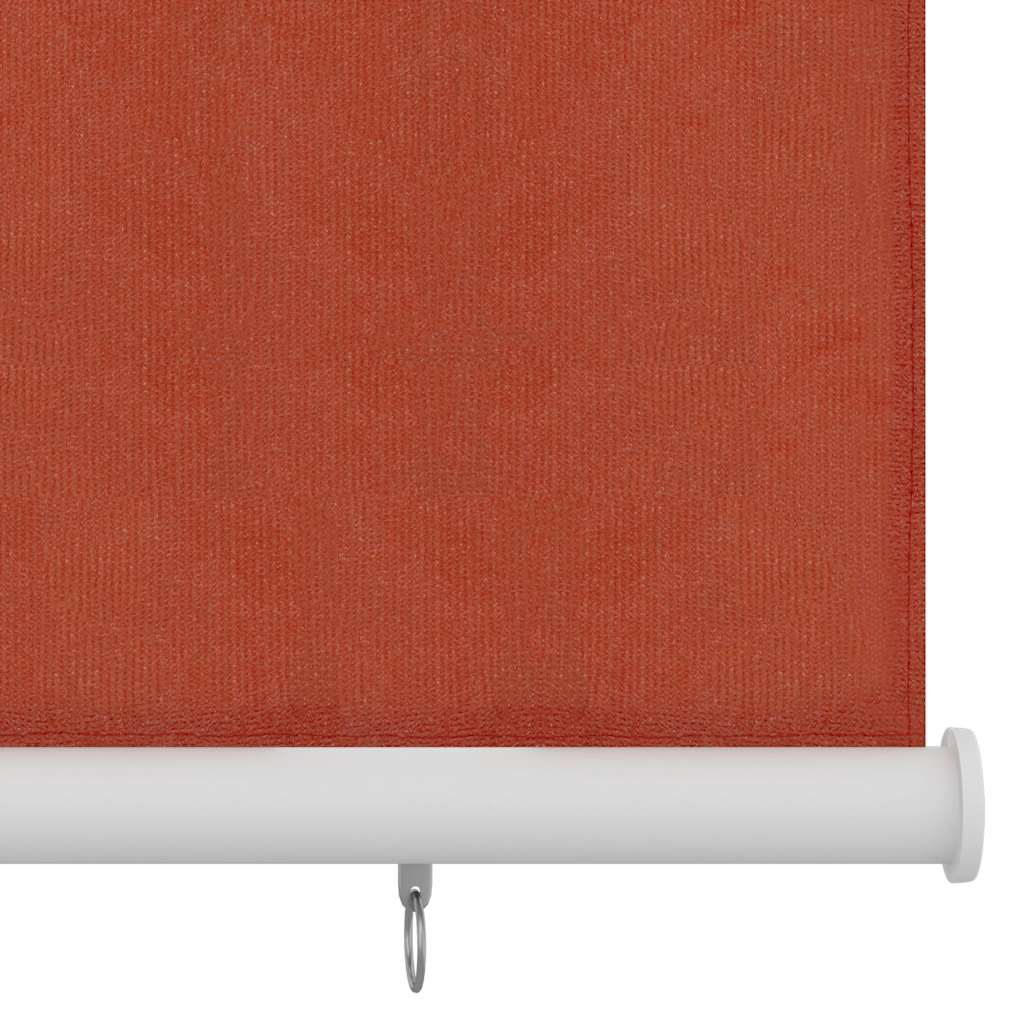 Rolgordijn voor buiten 225(B)x230(H) cm HDPE terracottakleurig