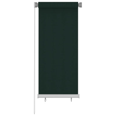 Rolgordijn voor buiten 65(B)x140(H) cm HDPE donkergroen
