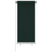Rolgordijn voor buiten 65(B)x140(H) cm HDPE donkergroen