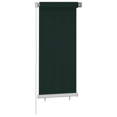 Rolgordijn voor buiten 65(B)x140(H) cm HDPE donkergroen