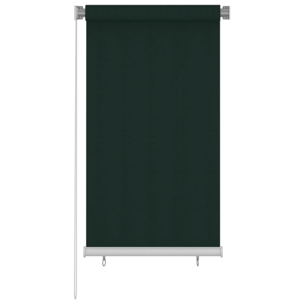Rolgordijn voor buiten 85(B)x140(H) cm HDPE donkergroen