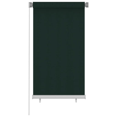 Rolgordijn voor buiten 85(B)x140(H) cm HDPE donkergroen