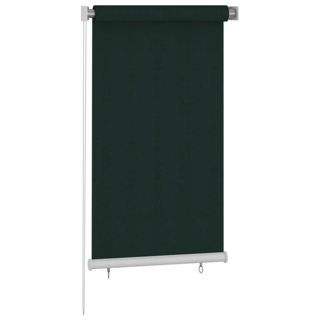 Rolgordijn voor buiten 85(B)x140(H) cm HDPE donkergroen