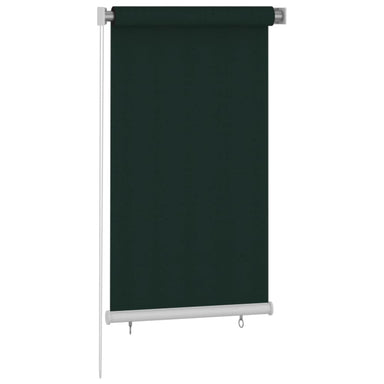 Rolgordijn voor buiten 85(B)x140(H) cm HDPE donkergroen