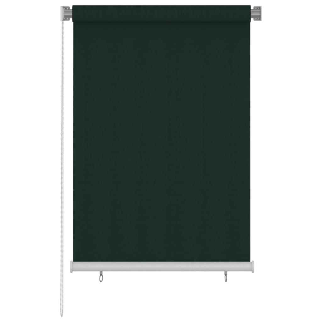 Rolgordijn voor buiten 105(B)x140(H) cm HDPE donkergroen