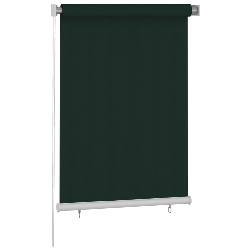 Rolgordijn voor buiten 105(B)x140(H) cm HDPE donkergroen