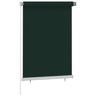 Rolgordijn voor buiten 105(B)x140(H) cm HDPE donkergroen