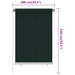 Rolgordijn voor buiten 105(B)x140(H) cm HDPE donkergroen
