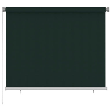 Rolgordijn voor buiten 185(B)x140(H) cm HDPE donkergroen