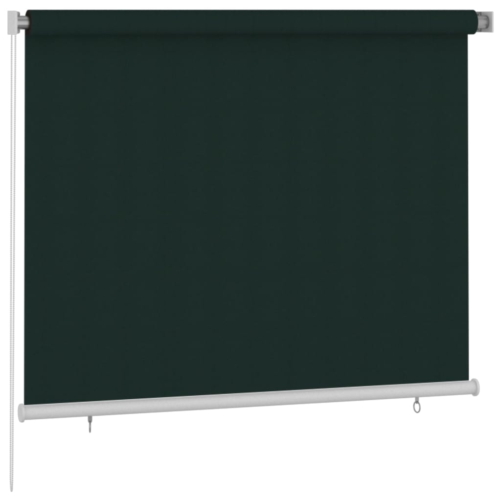 Rolgordijn voor buiten 185(B)x140(H) cm HDPE donkergroen