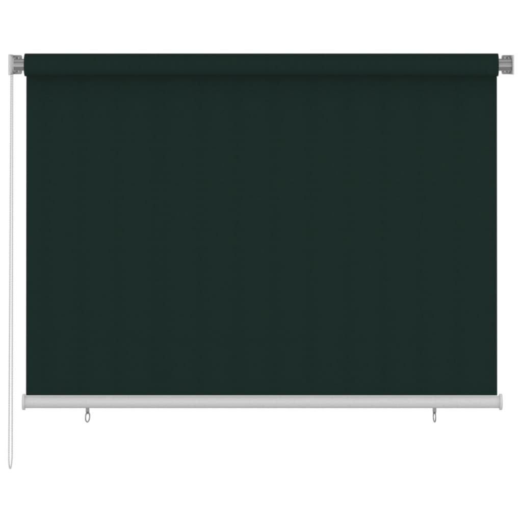 Rolgordijn voor buiten 205(B)x140(H) cm HDPE donkergroen