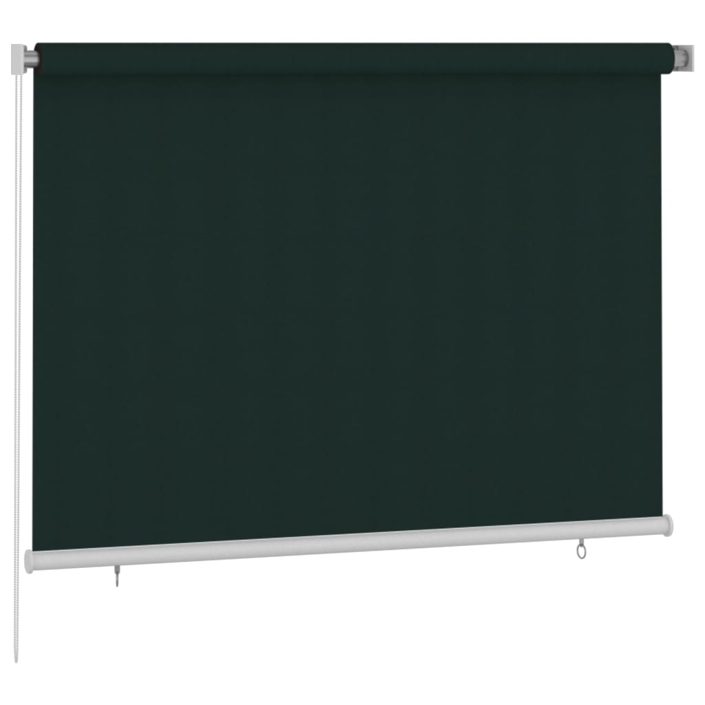 Rolgordijn voor buiten 205(B)x140(H) cm HDPE donkergroen
