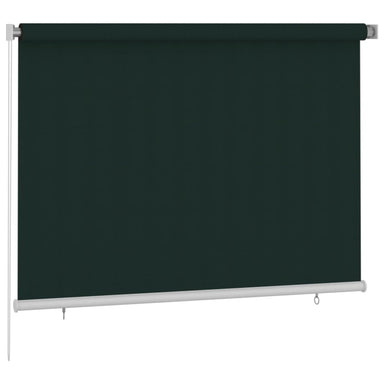 Rolgordijn voor buiten 205(B)x140(H) cm HDPE donkergroen