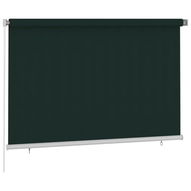 Rolgordijn voor buiten 225(B)x140(H) cm HDPE donkergroen