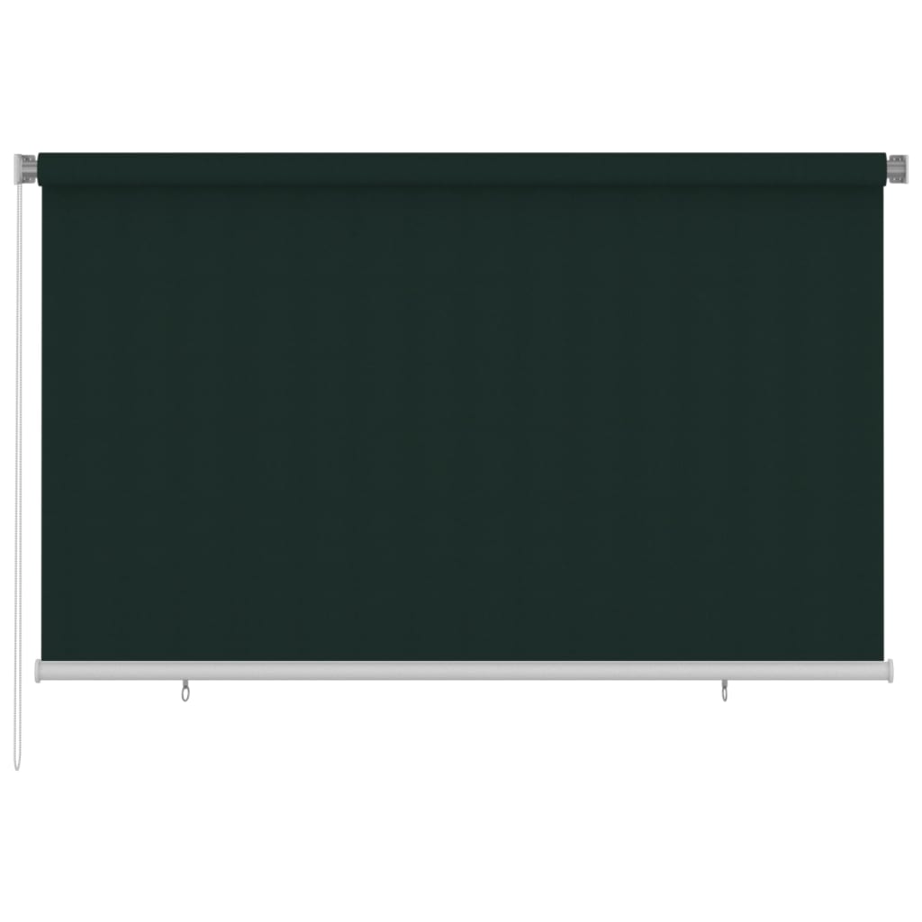 Rolgordijn voor buiten 245(B)x140(H) cm HDPE donkergroen