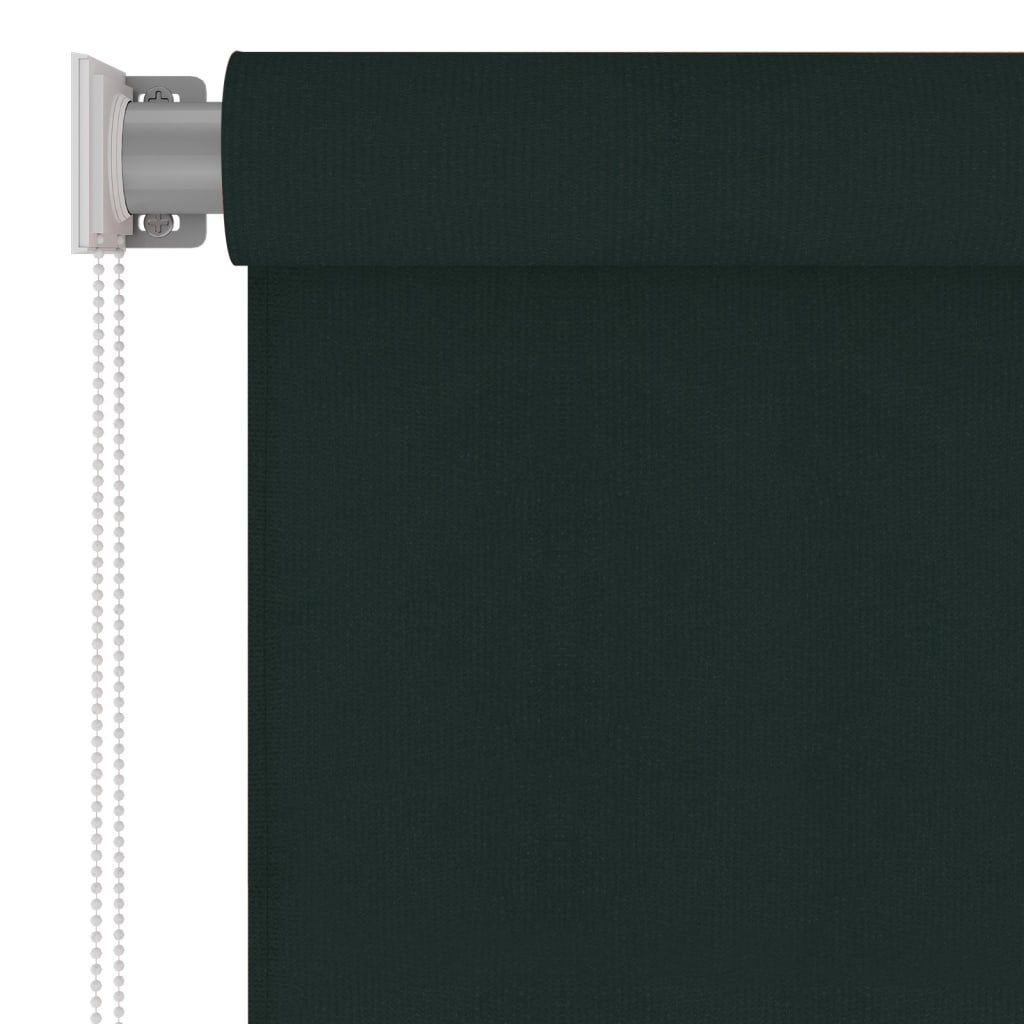 Rolgordijn voor buiten 245(B)x140(H) cm HDPE donkergroen