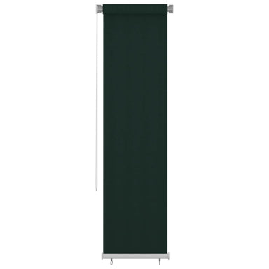 Rolgordijn voor buiten 65(B)x230(H) cm HDPE donkergroen