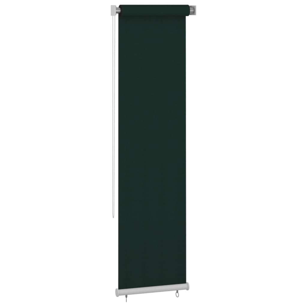 Rolgordijn voor buiten 65(B)x230(H) cm HDPE donkergroen