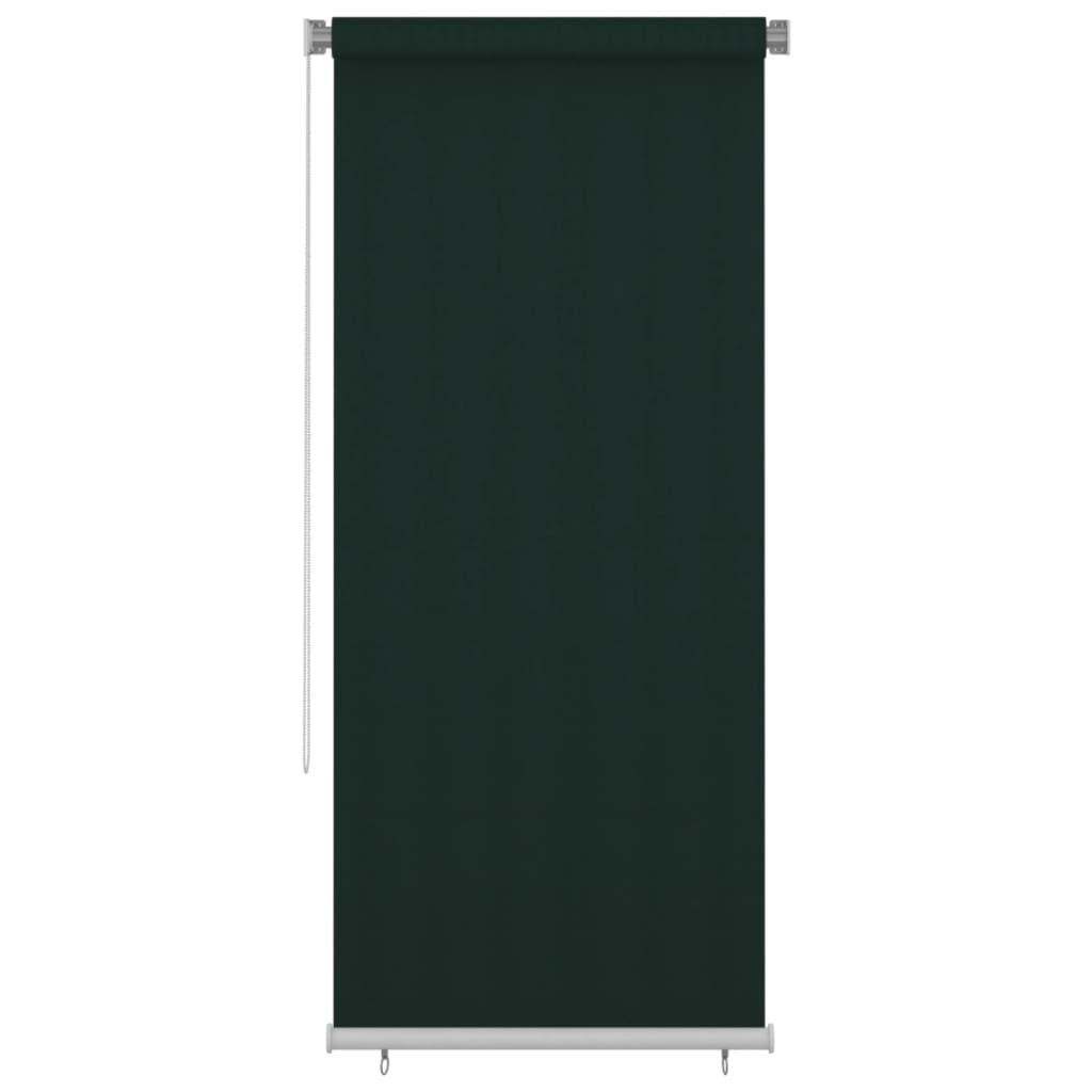 Rolgordijn voor buiten 105(B)x230(H) cm HDPE donkergroen