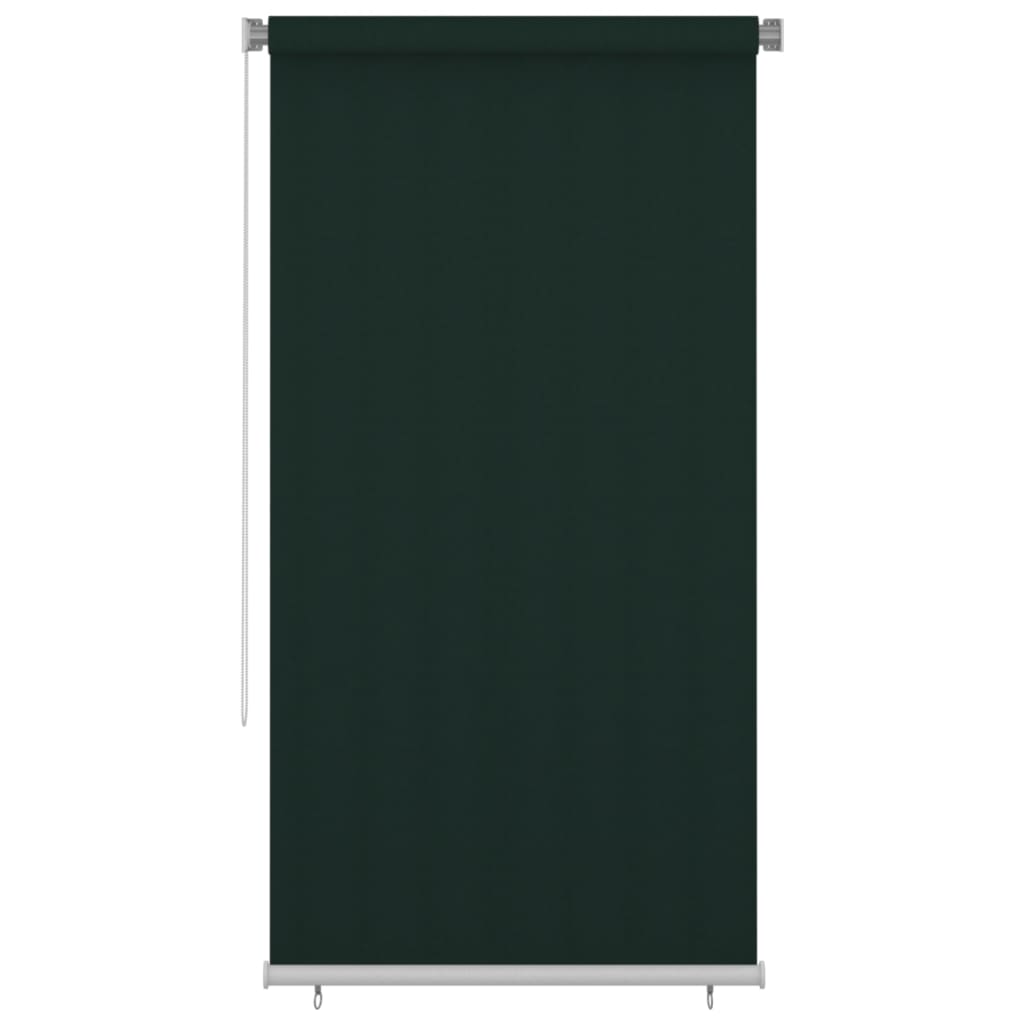 Rolgordijn voor buiten 125(B)x230(H) cm HDPE donkergroen