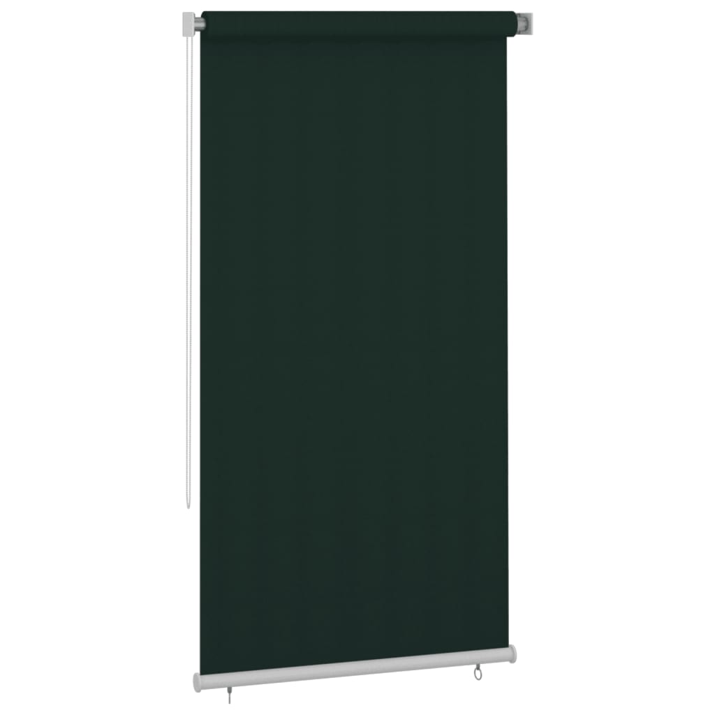Rolgordijn voor buiten 125(B)x230(H) cm HDPE donkergroen