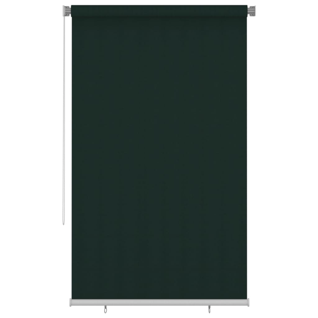 Rolgordijn voor buiten 145(B)x230(H) cm HDPE donkergroen