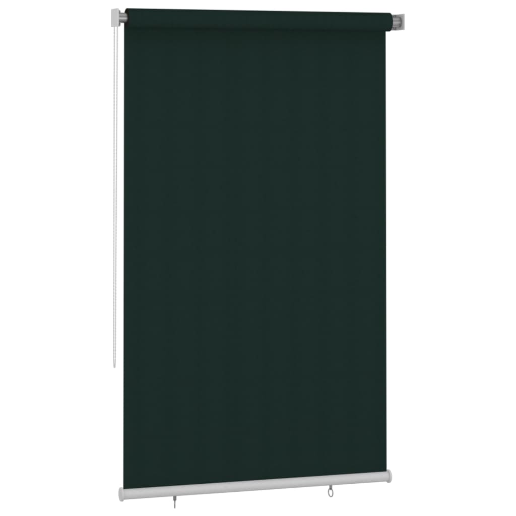 Rolgordijn voor buiten 145(B)x230(H) cm HDPE donkergroen