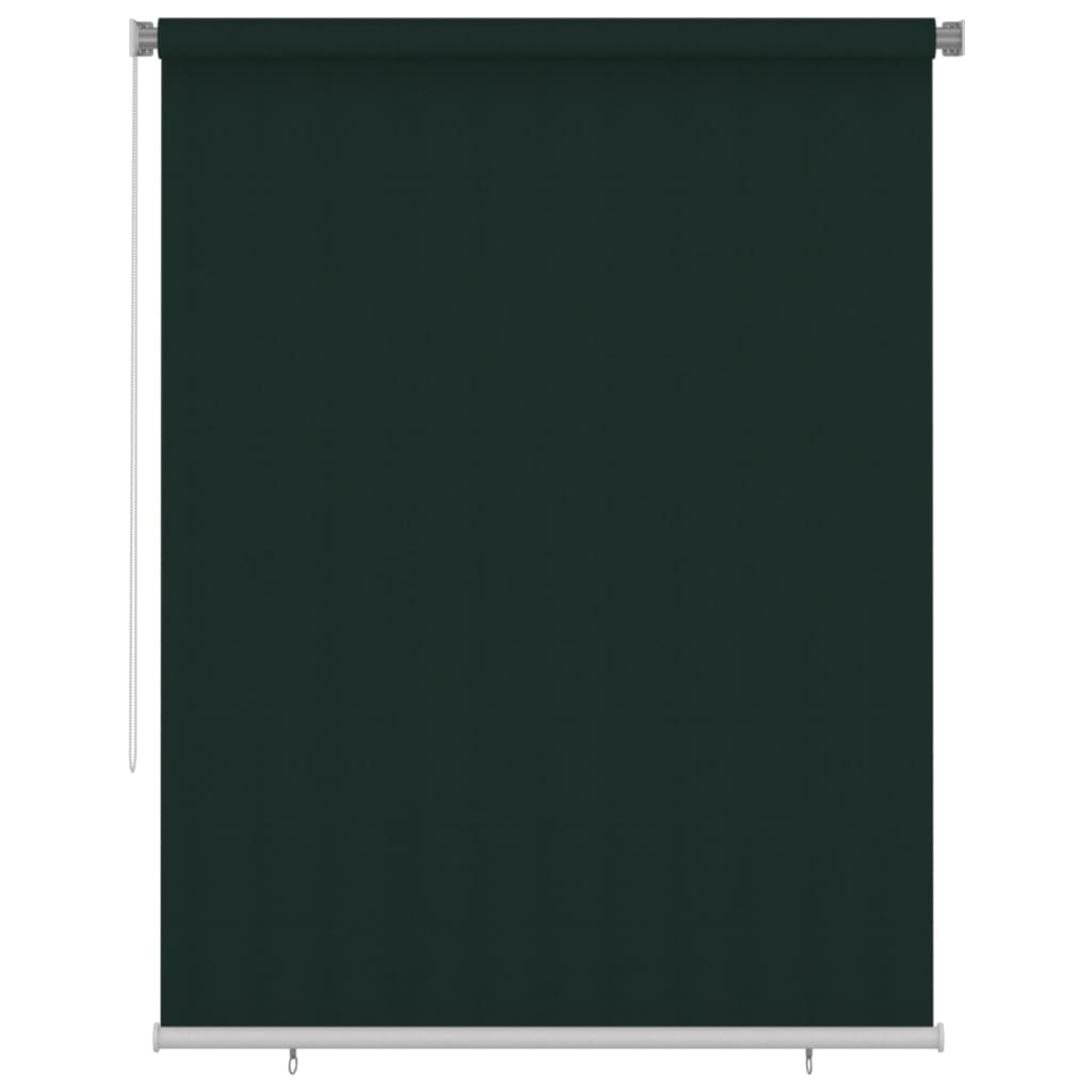 Rolgordijn voor buiten 185(B)x230(H) cm HDPE donkergroen