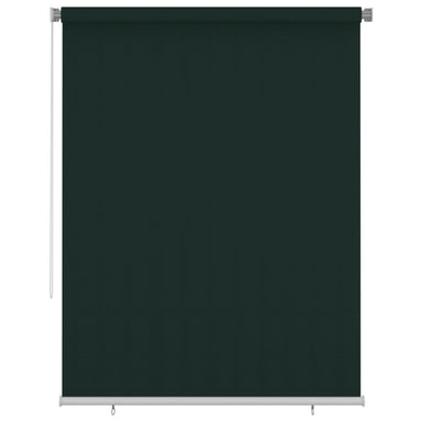 Rolgordijn voor buiten 185(B)x230(H) cm HDPE donkergroen