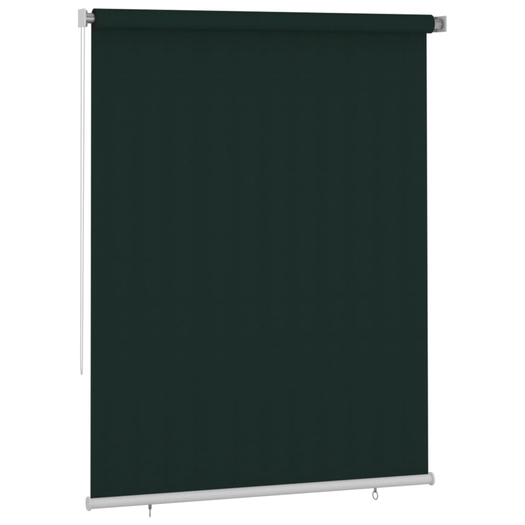 Rolgordijn voor buiten 185(B)x230(H) cm HDPE donkergroen