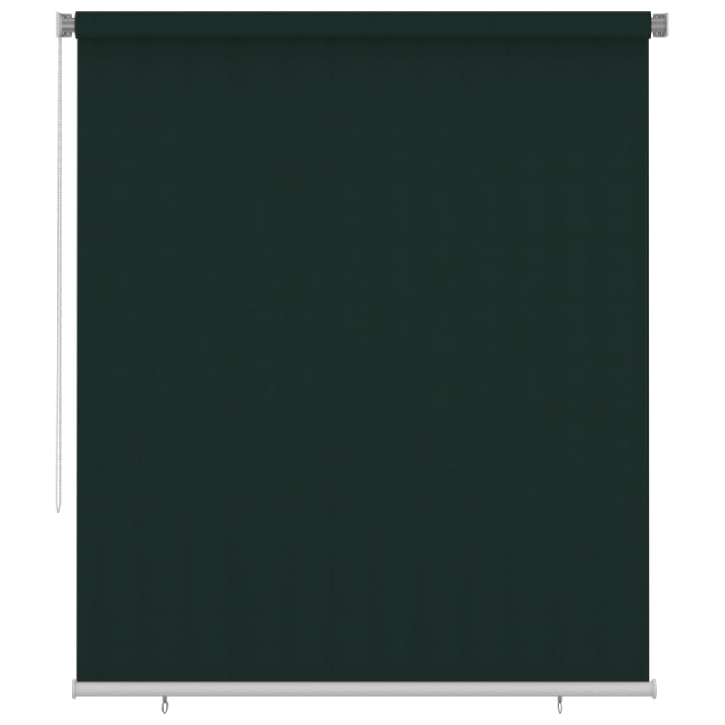 Rolgordijn voor buiten 205(B)x230(H) cm HDPE donkergroen