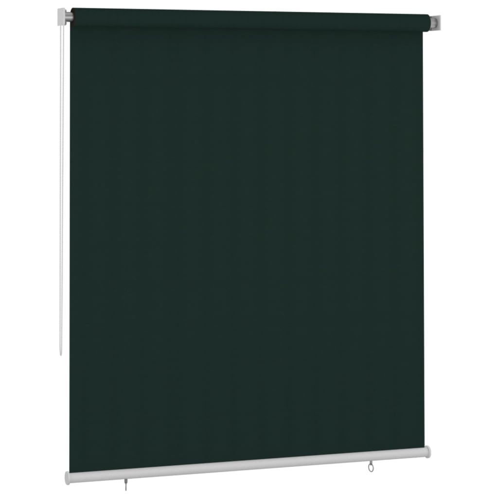 Rolgordijn voor buiten 205(B)x230(H) cm HDPE donkergroen