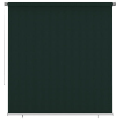 Rolgordijn voor buiten 225(B)x230(H) cm HDPE donkergroen
