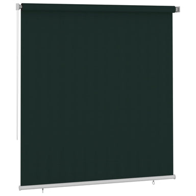 Rolgordijn voor buiten 225(B)x230(H) cm HDPE donkergroen