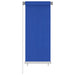 Rolgordijn voor buiten 65(B)x140(H) cm HDPE blauw