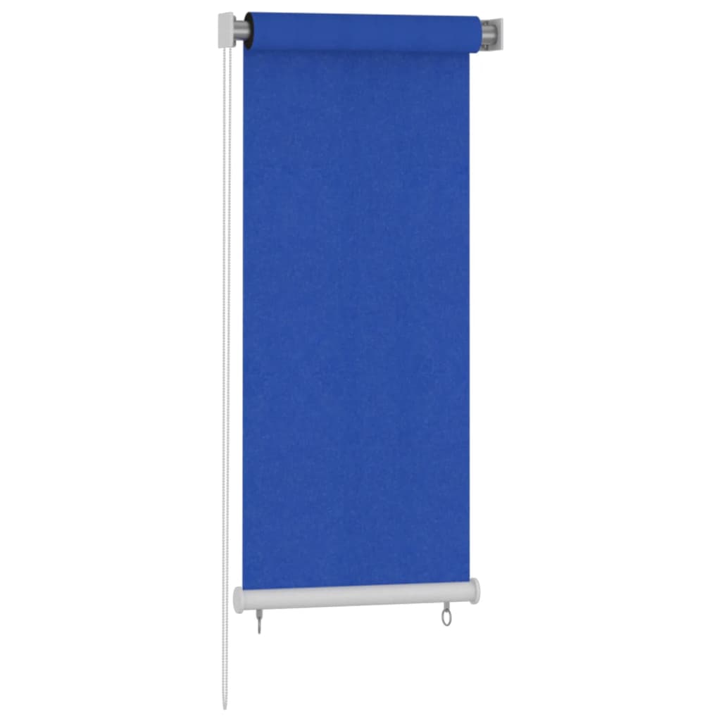 Rolgordijn voor buiten 65(B)x140(H) cm HDPE blauw