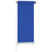 Rolgordijn voor buiten 65(B)x140(H) cm HDPE blauw