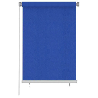 Rolgordijn voor buiten 105(B)x140(H) cm HDPE blauw