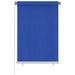 Rolgordijn voor buiten 105(B)x140(H) cm HDPE blauw