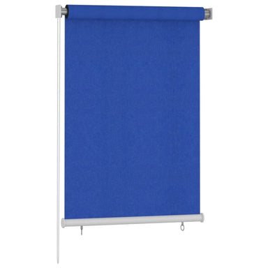 Rolgordijn voor buiten 105(B)x140(H) cm HDPE blauw